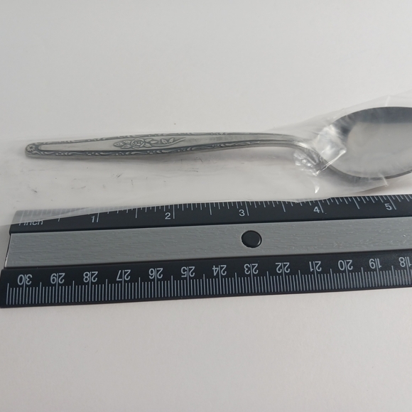 Interpur Stainless Steel Flatware Spoons Single Rose & Vine Made In Korea - Picture 7 of 7
